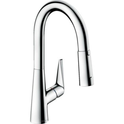 HANSGROHE Robinet mitigeur de cuisine avec douchette extractible et 2 jets 