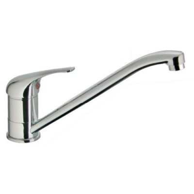 EUROSANIT Robinet mitigeur evier de cuisine a bec mobile laiton chrome
