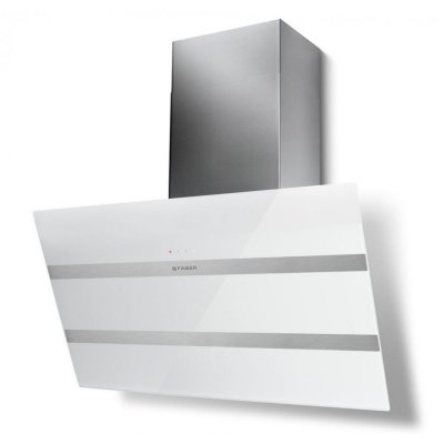 FABER Roblin Hotte STEELMAX 800 Blanc/INOX