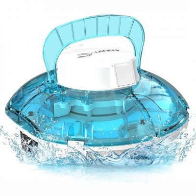 WYBOT Robot &eacute;lectrique de piscine sans fil nettoyage des fonds WINNY 200 BLEU