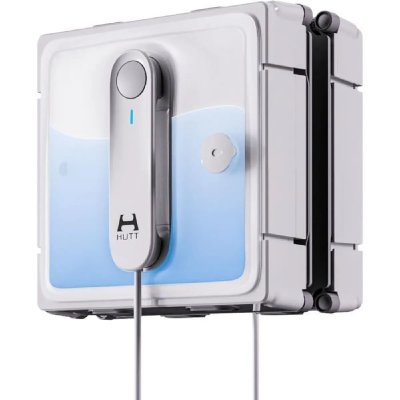 HUTT Robot Lave-Vitre -  W9 - 3800 Pa - 150 ml - Blanc 