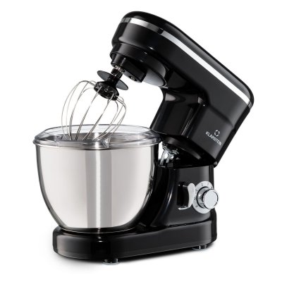 KLARSTEIN Robot m&eacute;nager - Bella Mini - Robot culinaire - 1200W - 6 vitesses - 4L - Noir