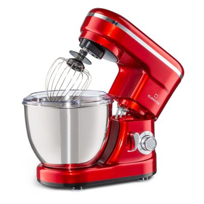 KLARSTEIN Robot m&eacute;nager - Bella Mini - Robot culinaire - 1200W - 6 vitesses - 4L - Rouge