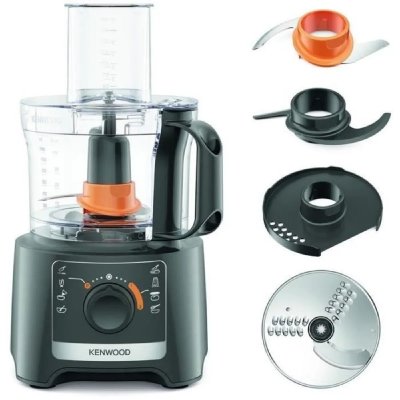 KENWOOD Robot multifonction  fdp31.020gy - 2 vitesses + pulse - 800w - bol 2,1l + accessoires 