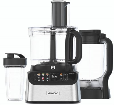KENWOOD Robot multifonction  MultiPro OneTouch FDM73.850SS 1000 W Noir et Silver 