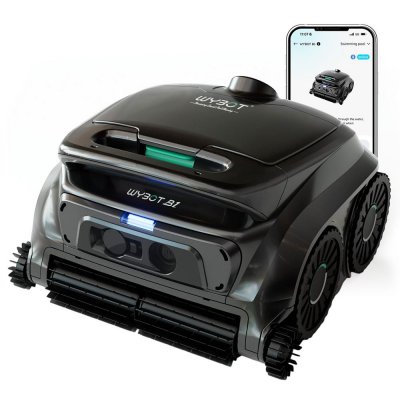 WYBOT Robot nettoyeur de piscine sans fil  B1 - Noir