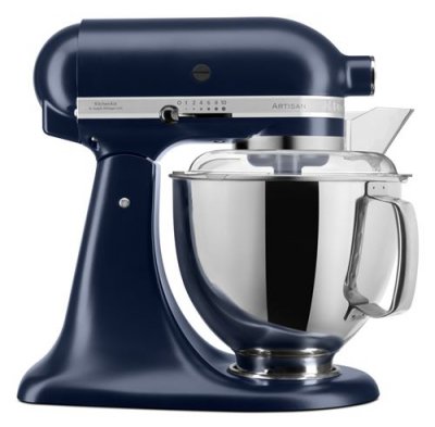 KITCHENAID Robot p&acirc;tissier  5KSM175PSEIB 300 W Bleu et Argent 