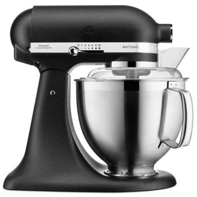 KITCHENAID Robot p&acirc;tissier  5KSM185PSEBK Artisan Noir truffe 