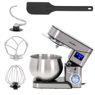 MESKO Robot P&acirc;tissier -  - MS4228 - 2000W - 5L - 6 Vitesses - Argent