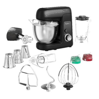 MOULINEX Robot p&acirc;tissier  Bake Partner noir QA525810