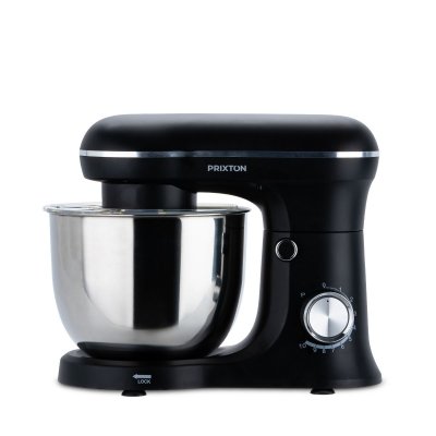 PRIXTON Robot P&acirc;tissier  KR250 Multifonctions 5 litres 1500W 10 Vitesses 3 accessoires Matte Black