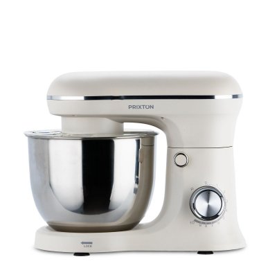 PRIXTON Robot P&acirc;tissier  KR250 Multifonctions 5 litres 1500W 10 Vitesses 3 accessoires Matte Cream