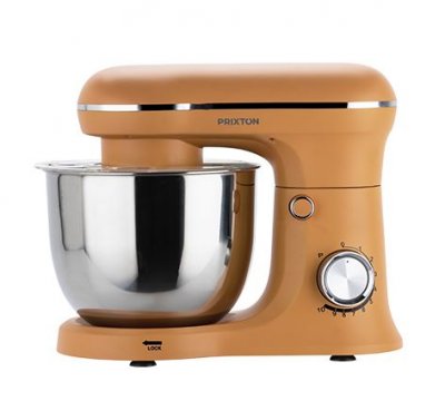 PRIXTON Robot P&acirc;tissier  KR250 Multifonctions 5 litres 1500W 10 Vitesses 3 accessoires Matte Orange