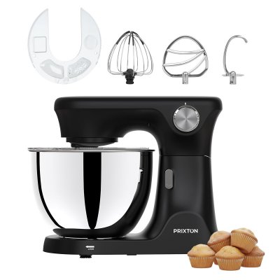 PRIXTON Robot P&acirc;tissier  KR350 Multifonctions 8 litres 2000W 6 Vitesses 3 accessoires Matte Black