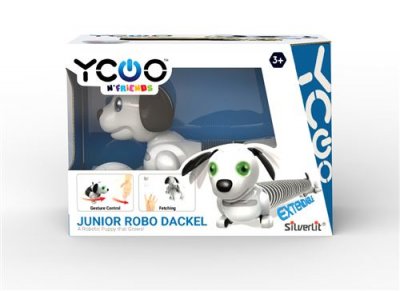 SILVERLIT Robot t&eacute;l&eacute;command&eacute; - Junior Robo Dackel