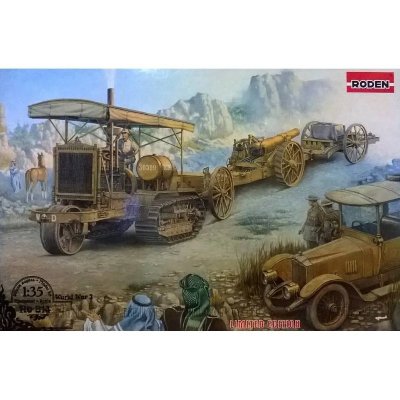 RODEN  814 Holt 75 Artillery Tractor w/BL 8"" Howitzer Kit de mod&eacute;lisme