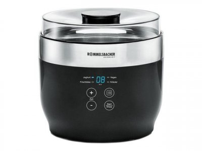 ROMMELSBACHER  Jona JG 80, Acier Inoxydable Noir