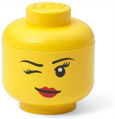 Room Copenhagen 40331727 Rangement Lego Mini en Forme de t&ecirc;te, Winking