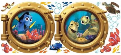 ROOMMATES Room Mates Disney Sticker Mural Geant Finding Nemo 43X43Cm- - Album e