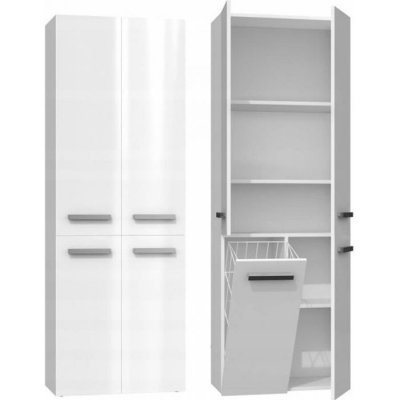 RORY - Armoire de salle de bain design moderne - Dimensions Blanc 