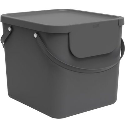 ROTHO  - Abfallbeh&auml;lter Albula 40l 39,8x35,8x33,9cm anthrazit