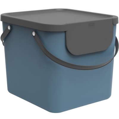 ROTHO  Albula Syst&egrave;me de recyclage des d&eacute;chets 40 litres horizon blue