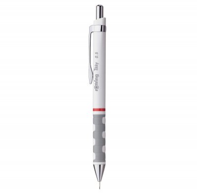 ROTRING  Porte-mines Tikky 0,5 mm, blanc - Lot de 4