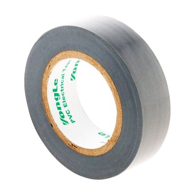 ZENITECH Rouleau adh&eacute;sif 15mm x 10m Gris - 