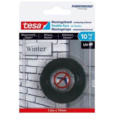 TESA Rouleau de ruban de fixation  pour la brique et la pierre 10 kg