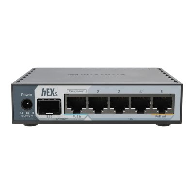MIKROTIK Router  E60IUGS Gigabit Ethernet 2.5Gbps SFP+ PoE USB 3.2 DDR3