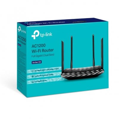 TP LINK Routeur TP-Link Archer C6 AC1200 Noir