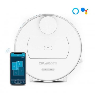 ROWENTA  - aspirateur robot programmable connect&eacute; - rr7687wh
