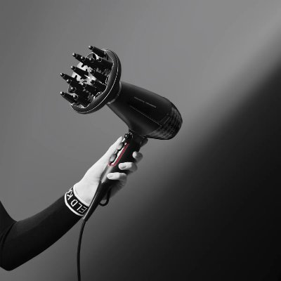 ROWENTA  K/pro Stylist Karl Lagerfeld 2200w Hair Dryer Argent&eacute;