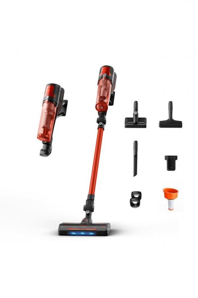 ROWENTA  RH1872 Aspirateur balai 4-en-1 Batterie Sec Sans sac 1 L Rouge