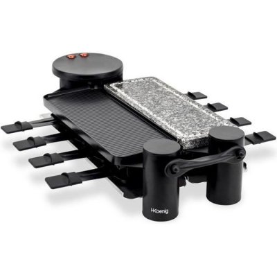 H.KOENIG Rp360 raclette design convivial 2 en 1  