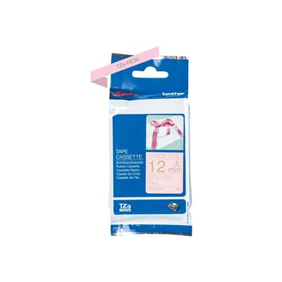 BROTHER Ruban  - TZERE34 - Or sur Rose 12mm - Qt 1