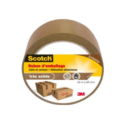 SCOTCH Ruban d'Emballage Marron 66mx48mm