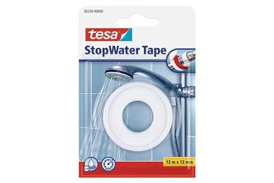 TESA Ruban d'&eacute;tanch&eacute;it&eacute; p. T. F. E - t&eacute;flon - 12 m x 12 mm - stopwater -