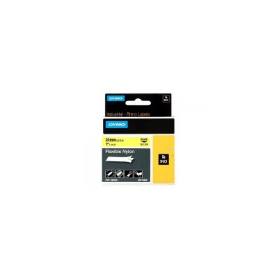 DYMO Ruban flexible 24MM jaune pour  Rhino 6000 - Transfert thermique