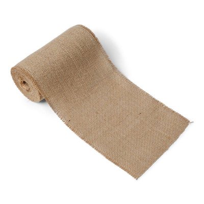 UNKNOWN Ruban Toile Jute Naturelle Rouleau 15cmx5m Beige