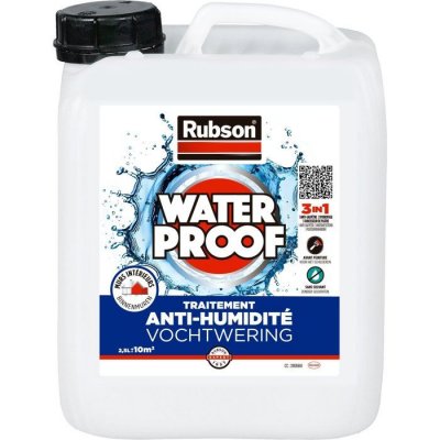 RUBSON  traitement anti-salpetre murs humides interieurs incolore 2,5 l