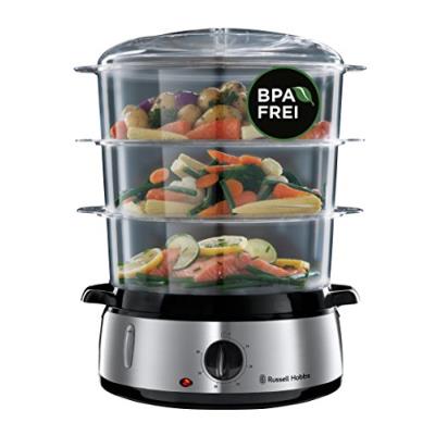 RUSSELL HOBBS  19270-56 cuiseur vapeur 800 w argent&eacute;