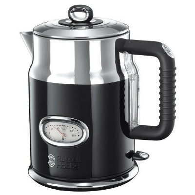 RUSSELL HOBBS  Bouilloire 1,7 L R&eacute;tro noire