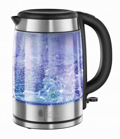 RUSSELL HOBBS  Bouilloire en verre 1,7 litre 21600-57 - Argent