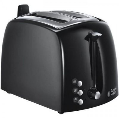  Russell Hobbs Grille Pain - Toaster Electrique RUSSELL HOBBS 22601-56 Texture Fentes Larges - Noir