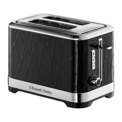 RUSSELL HOBBS  Structure 28091-56 Grille-Pain 1050 W 2 Tranches de Pain Noir