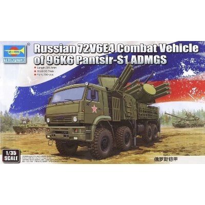 TRUMPETER Russian 72v6e4 Combat Vehicle Of 96k6 Pantsir-s1 Admgs- 1:35e -