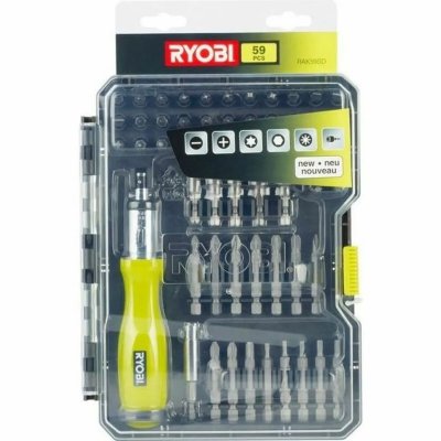 RYOBI  - coffret de 59 accessoires de vissage - rak59sd