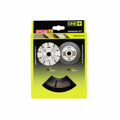 RYOBI  Kit 6 disques meuleuse &Oslash; 125 mm