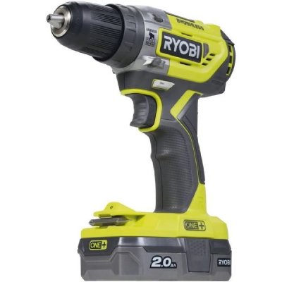 RYOBI  R18PD5 - 220S - Perceuse percu e - torque BRUSHLESS 18V - 2 x 2Ah